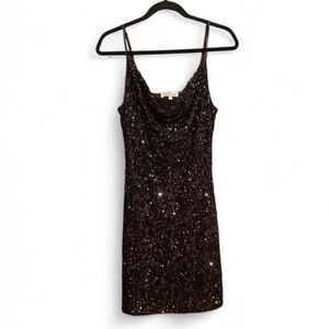 Limited collection - Sequin Little black dress - size large